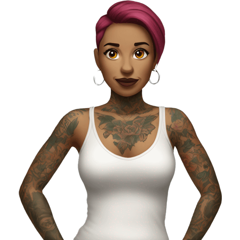 tattooed-woman emoji