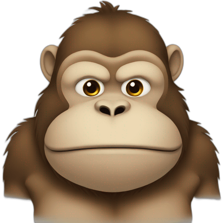 fat monkey emoji