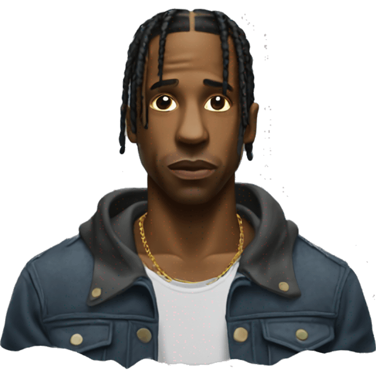 Travis Scott front view hd  emoji