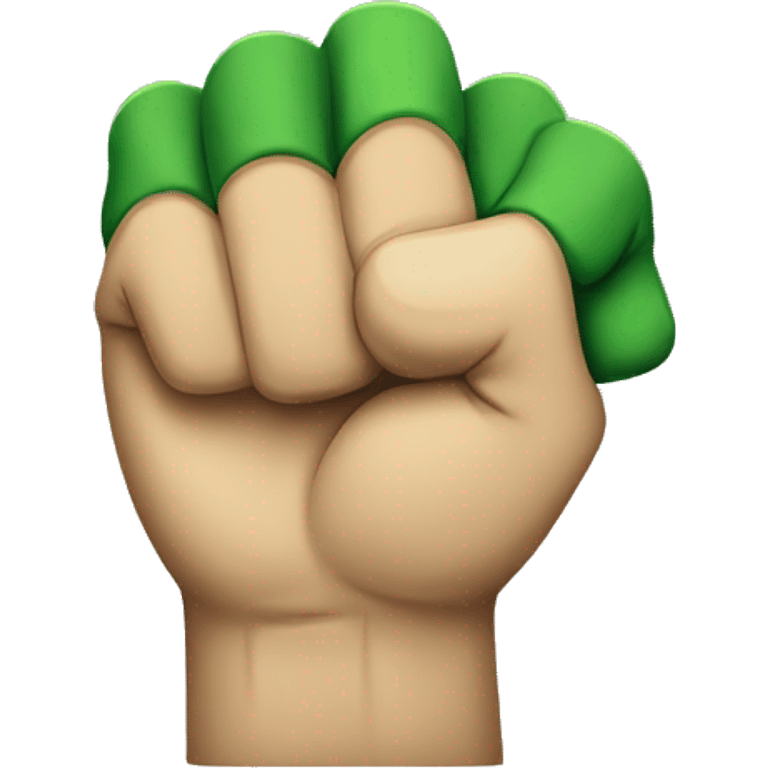 The green fist


 emoji