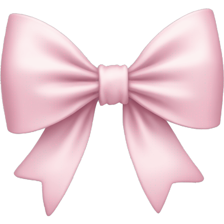 light pink coquette bow  emoji