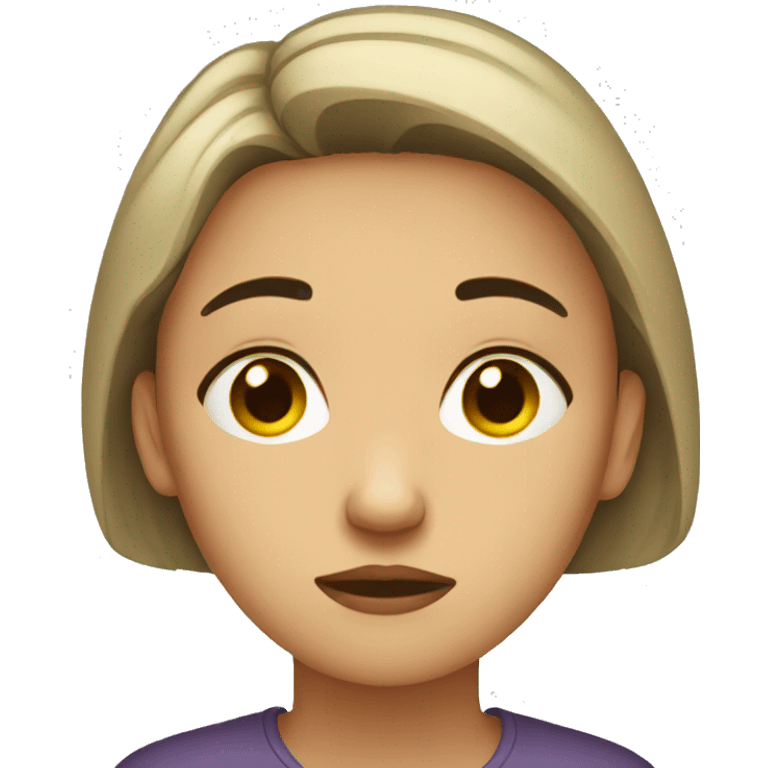 very sad woman emoji