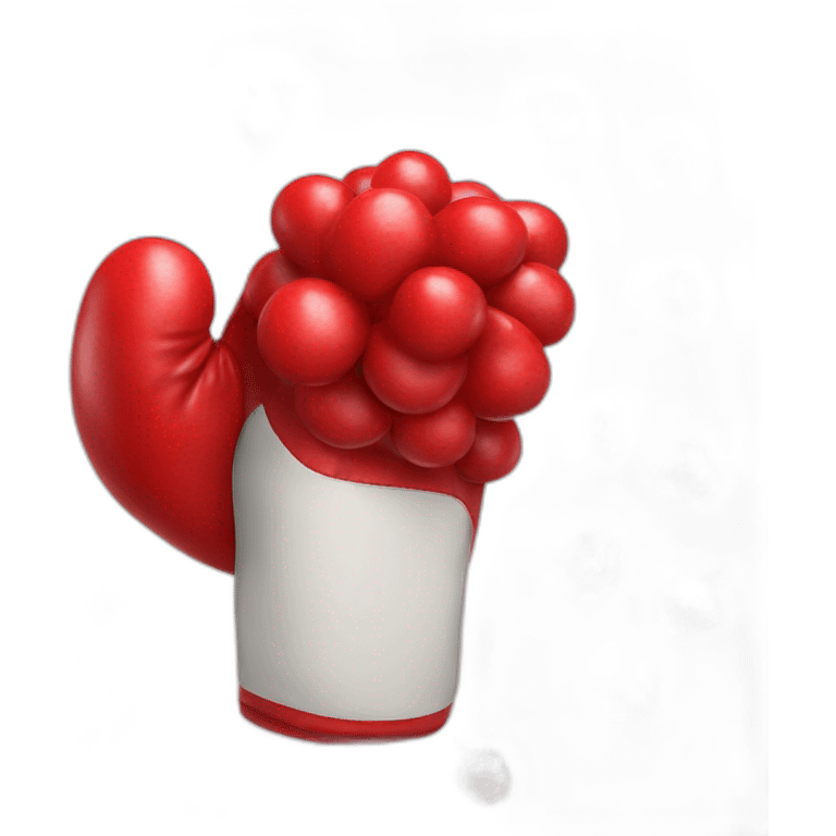 Boxing glove made of berries  emoji