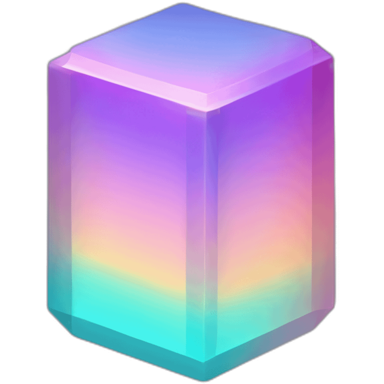 Pastel Gradient Hue Bismuth emoji