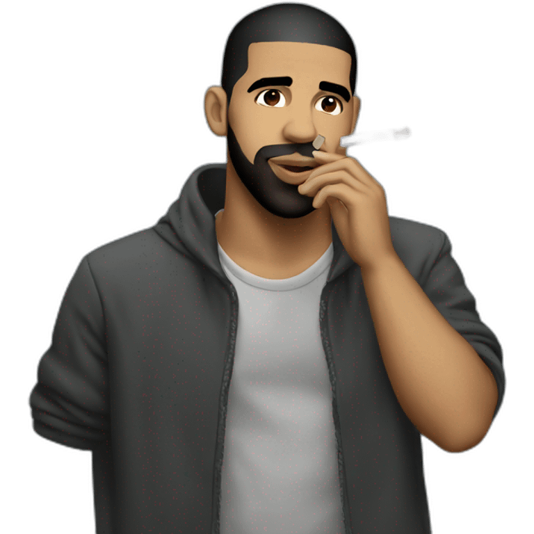 drake smoking emoji