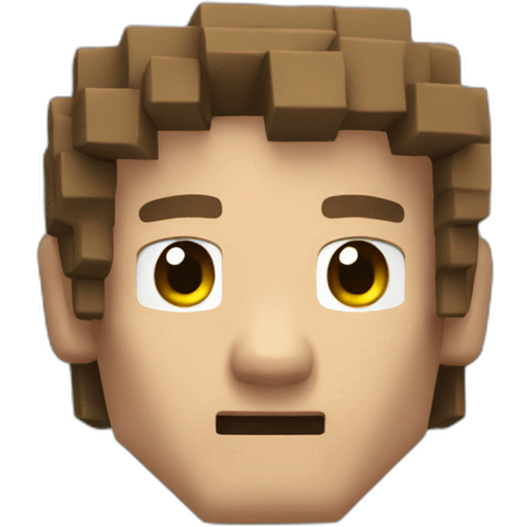 Steve from Minecraft emoji