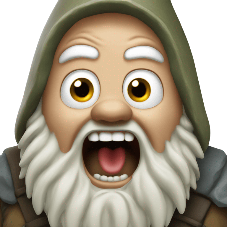 screaming gnome emoji