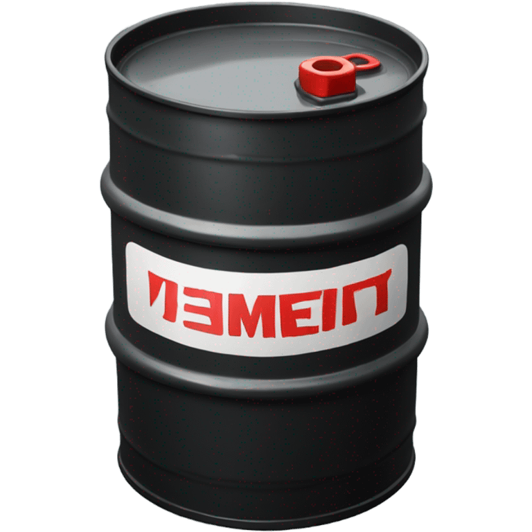 black oil barrel emoji