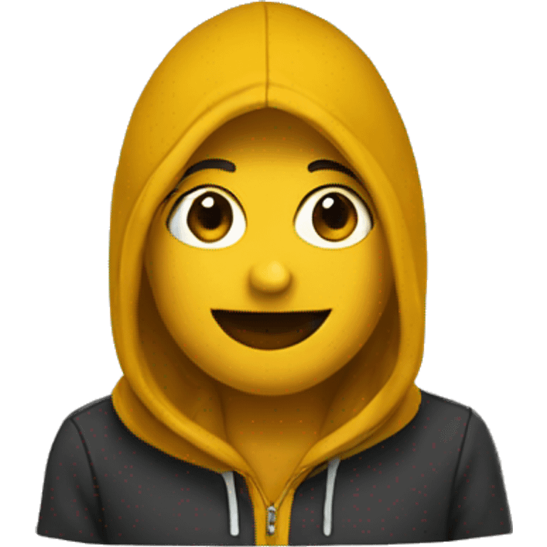 mustard color hoodie emoji