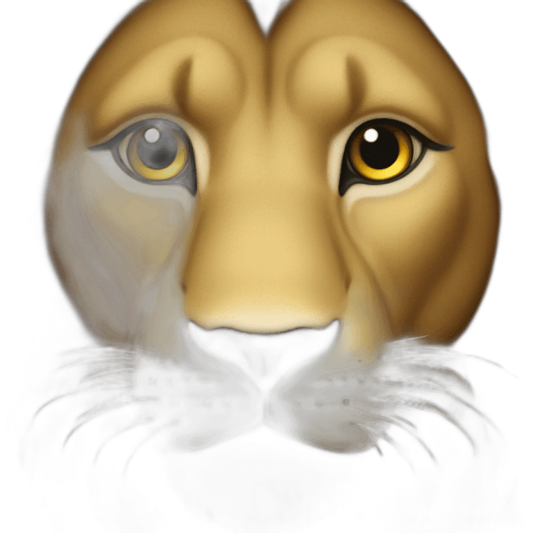 Lion-clin-d-oeil emoji