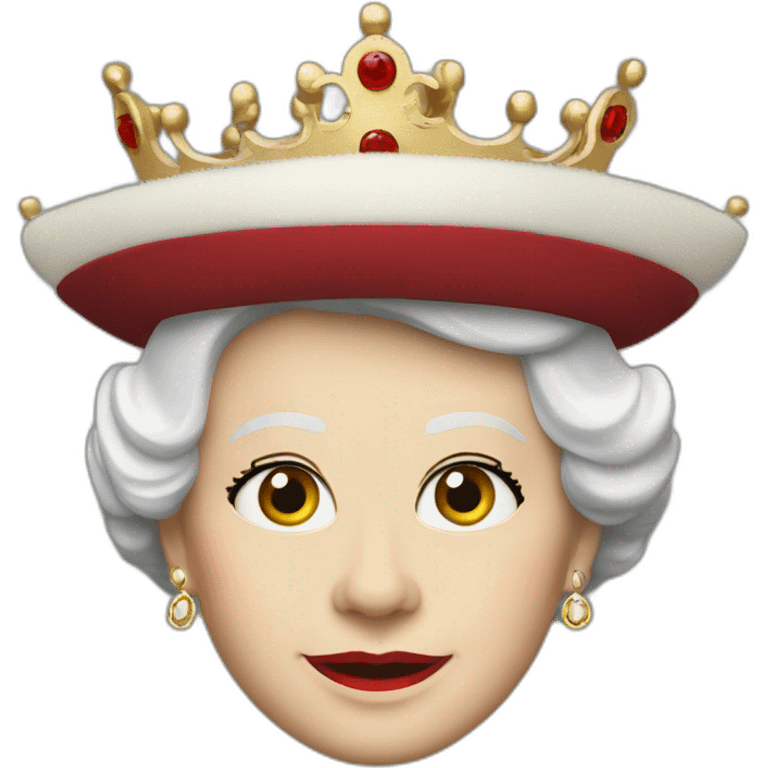 Queen Elizabeth 2 play football  emoji