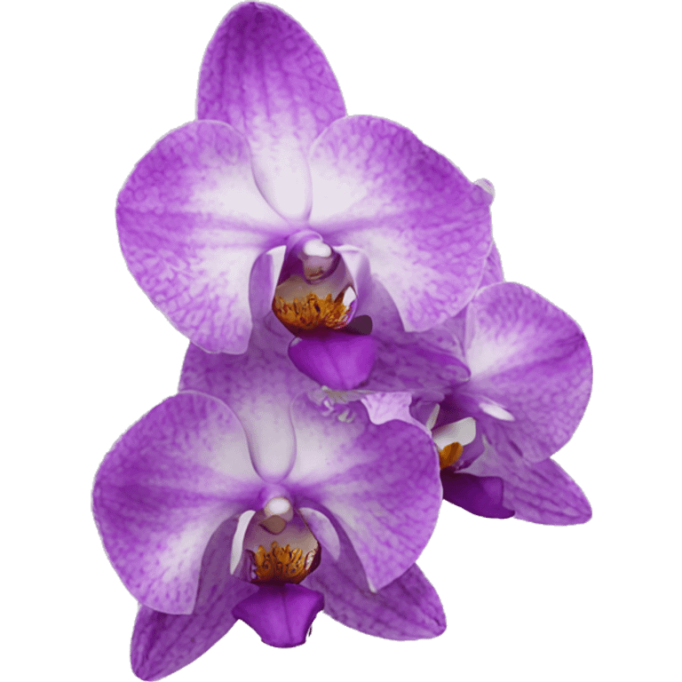 european orchid flower emoji