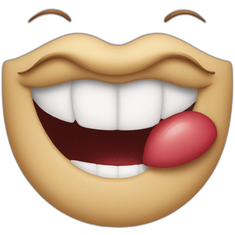 downturned corners of the mouth emoji