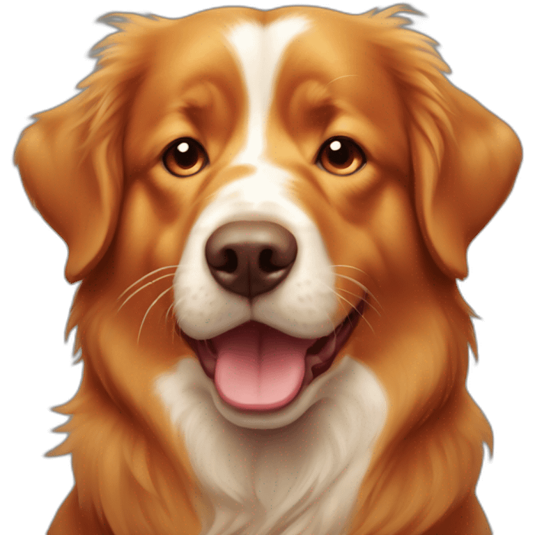 sad nova scotia duck tolling retriever crying emoji