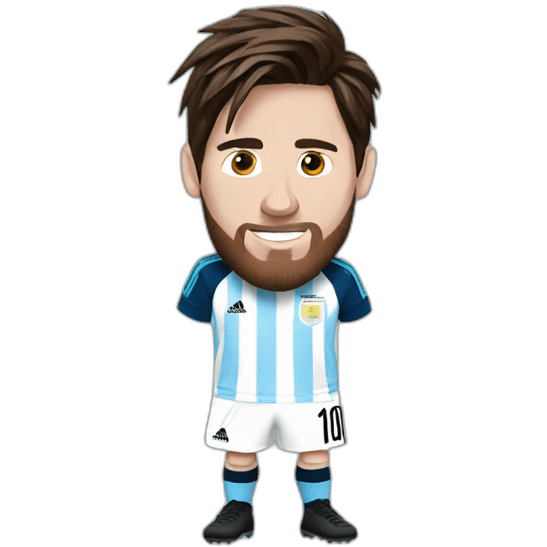 messi argentina emoji