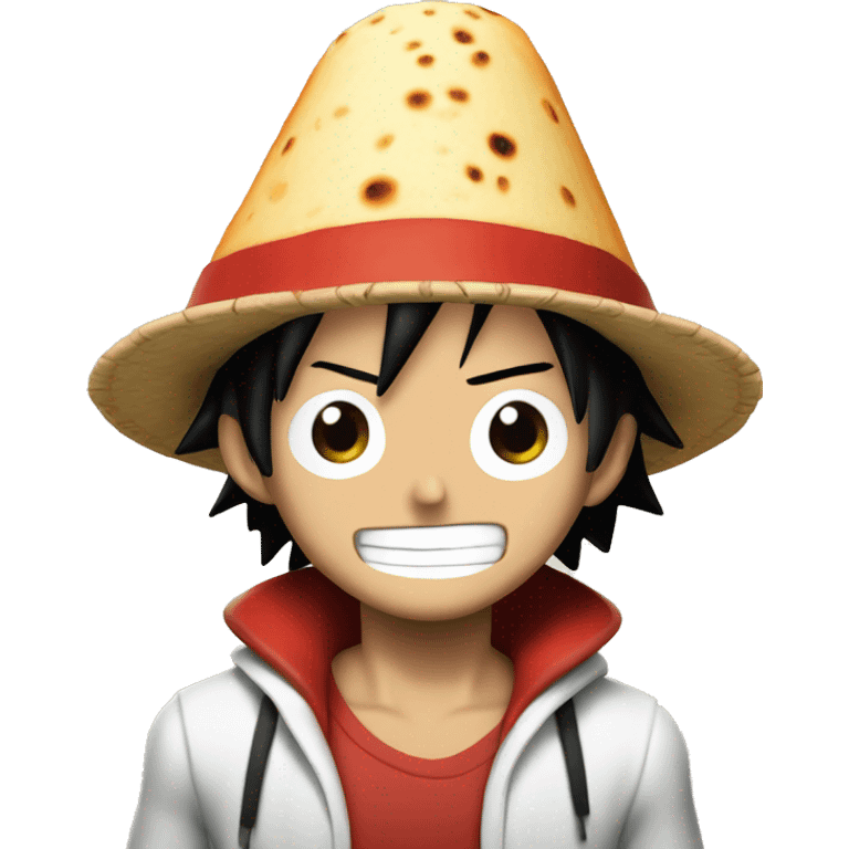 Luffy Con Una Arepa emoji