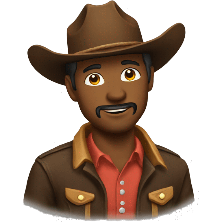 a cowboy emoji