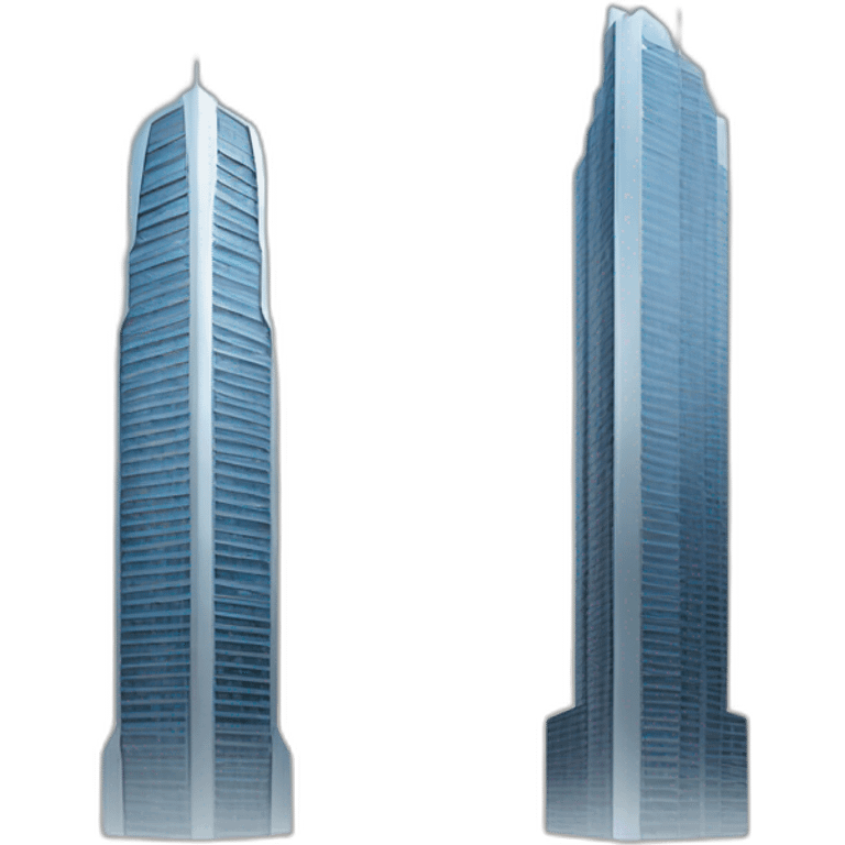 Plane and twin skyscrapers emoji