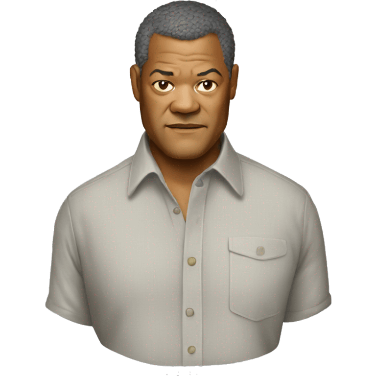 laurence-fishburne wearing shirt emoji