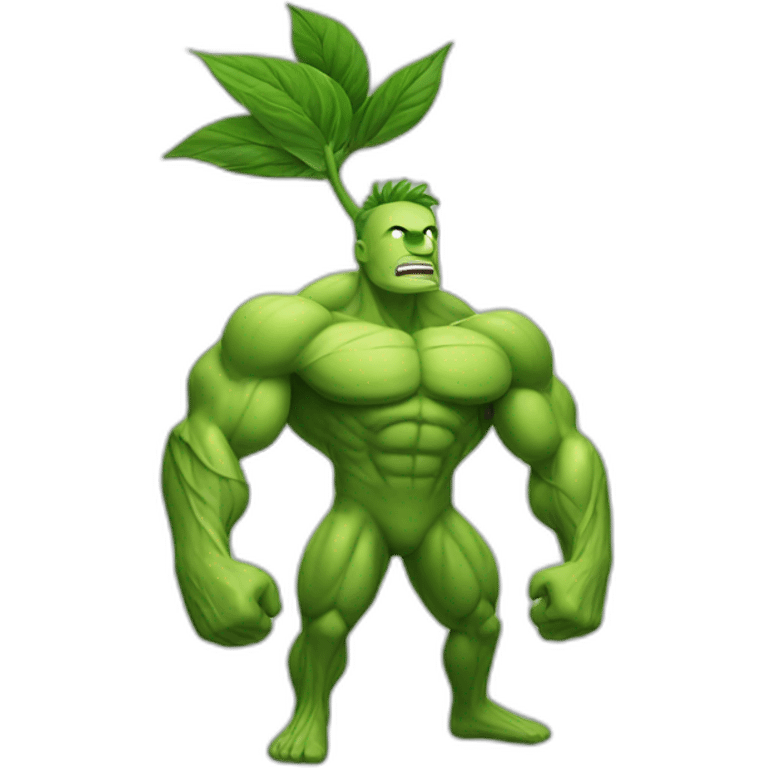 Plant Muscle Man emoji