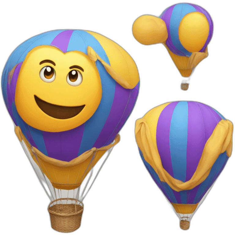 Hot air ballon emoji