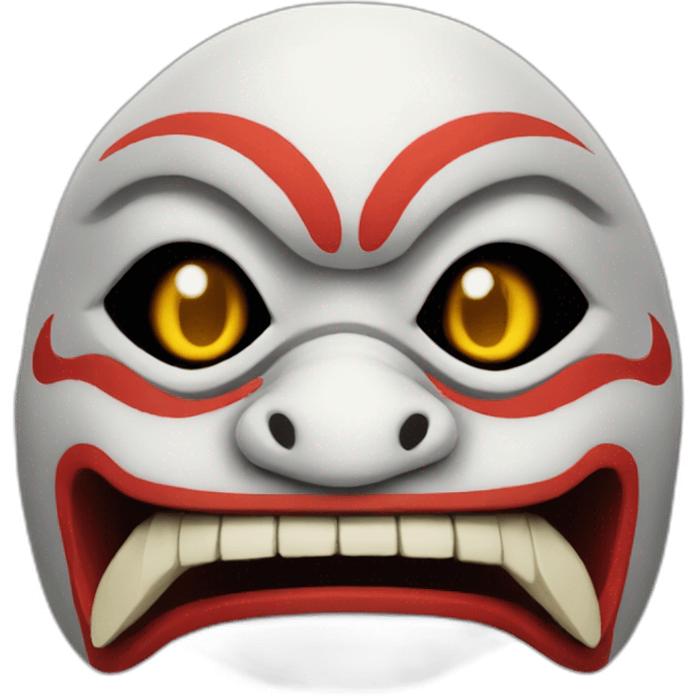 tengu mask smile emoji