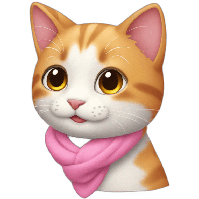 cute cat in love emoji