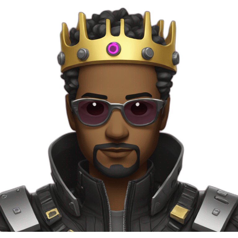 cyberpunk king emoji