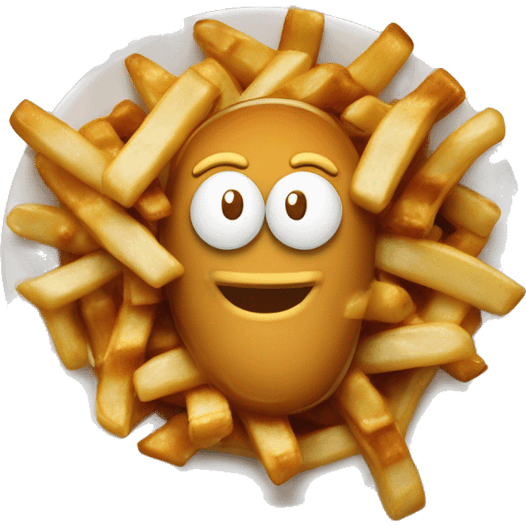 Poutine en survêtement  emoji