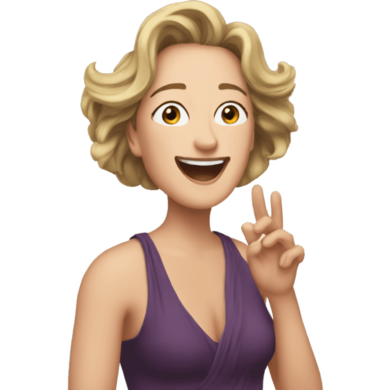 Meryl qui chante  emoji