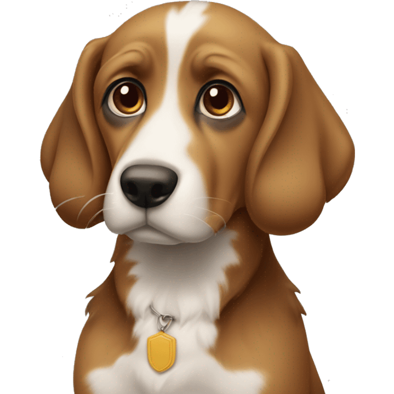 gözlüklü köpek emoji