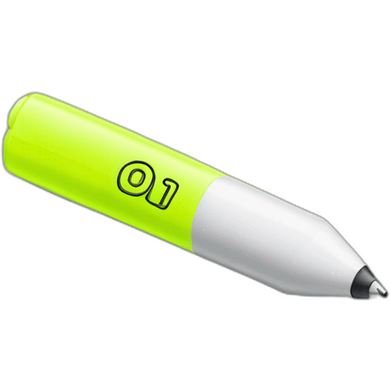 short highlighter pen emoji