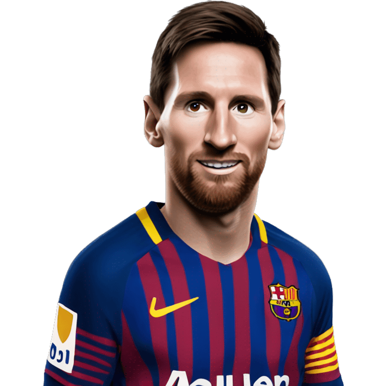 Lionel Messi in Barcelona emoji