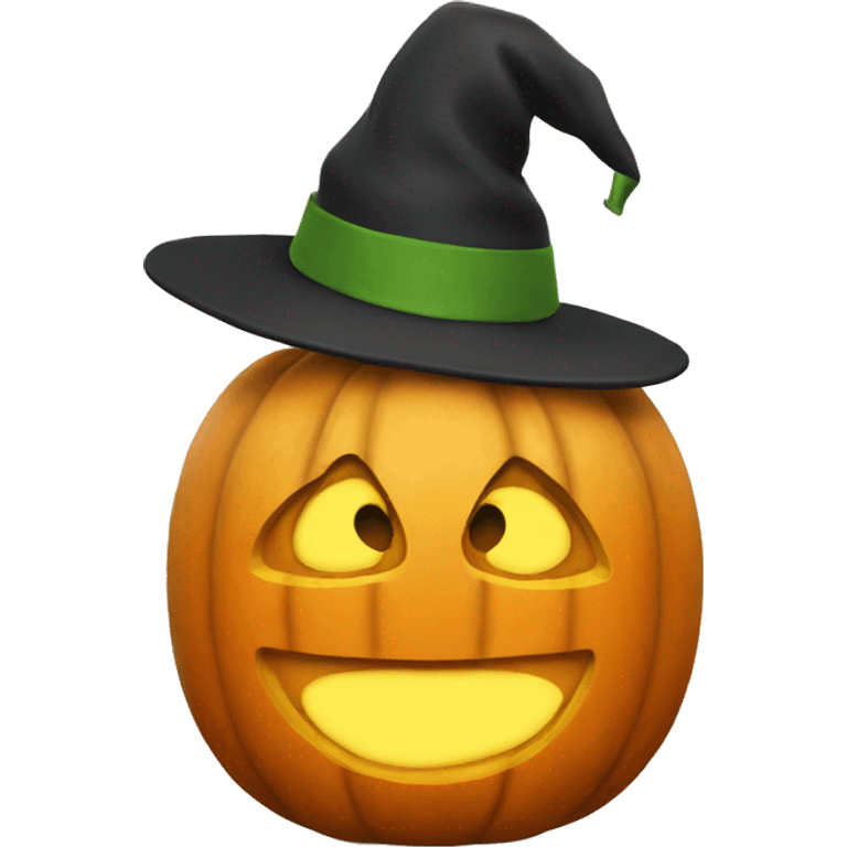 pumpkin partying emoji