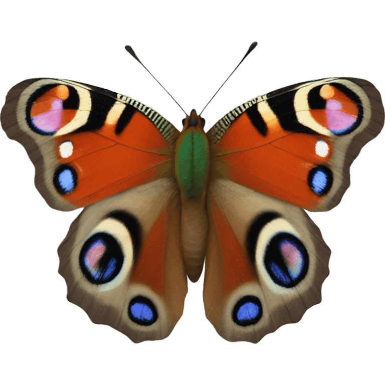 peacock butterfly emoji