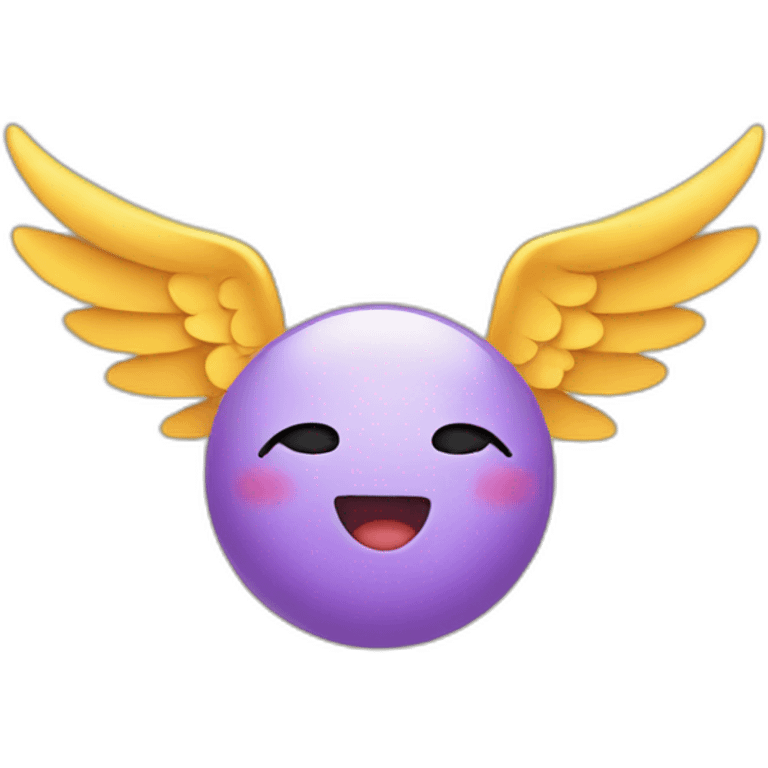 A star with wings emoji