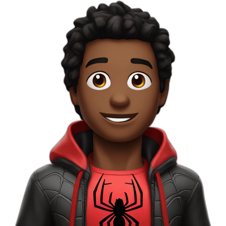 Spiderman miles morales emoji