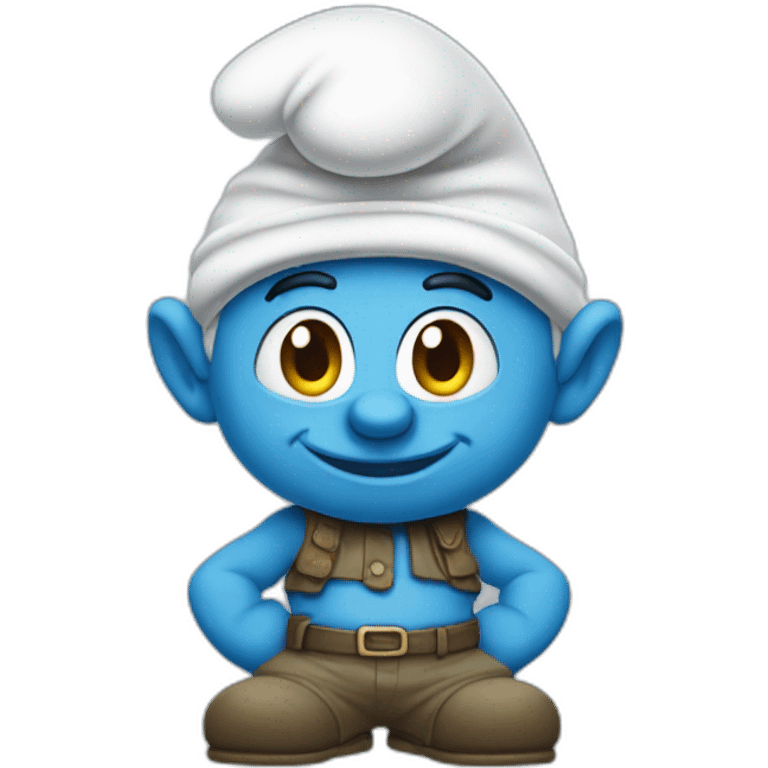 Smurf emoji