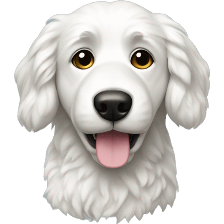 Coton service dog emoji