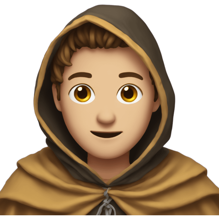 Me with a cloak emoji