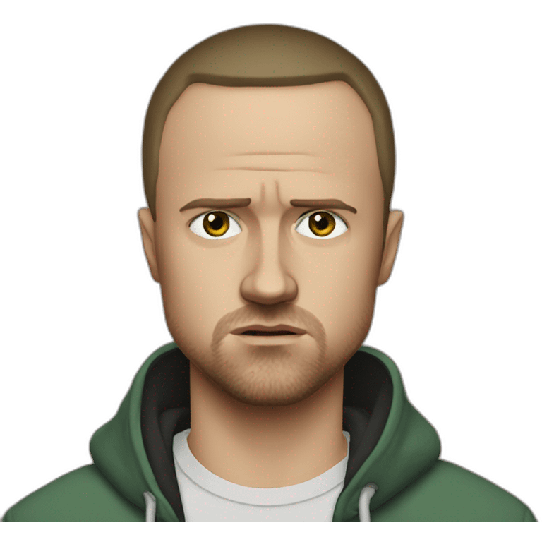 Jesse Pinkman sad hood emoji