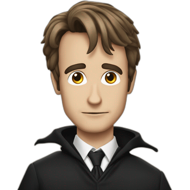 Macron qui embrasse Harry Potter emoji