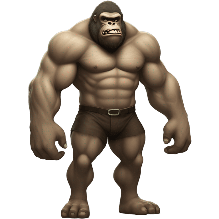 gorilla ogre  emoji