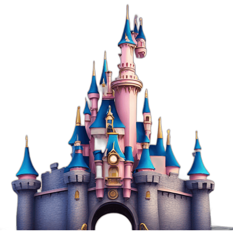 Disneyland Paris castle emoji