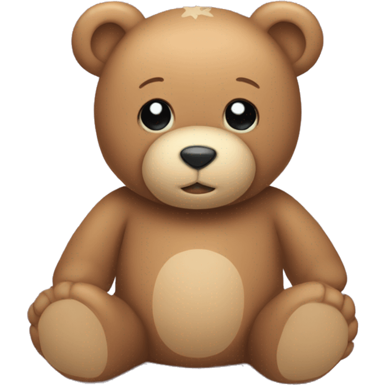 teddy bear with stars emoji