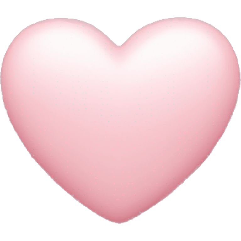 light pink heart  emoji