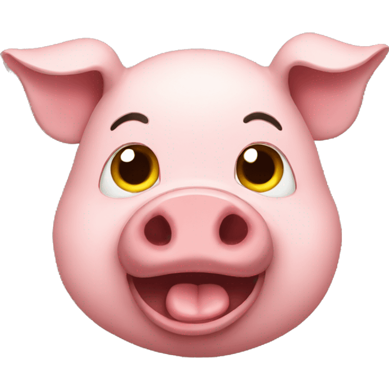 Dumb pork emoji