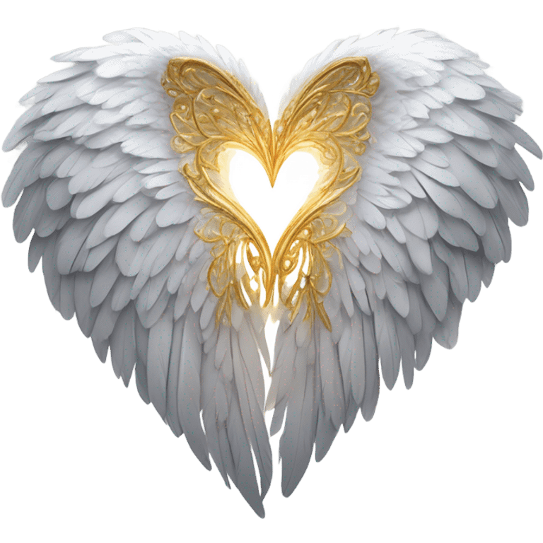 heart with angel wings emoji