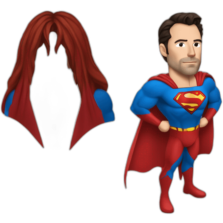 Ben Affleck as superman emoji