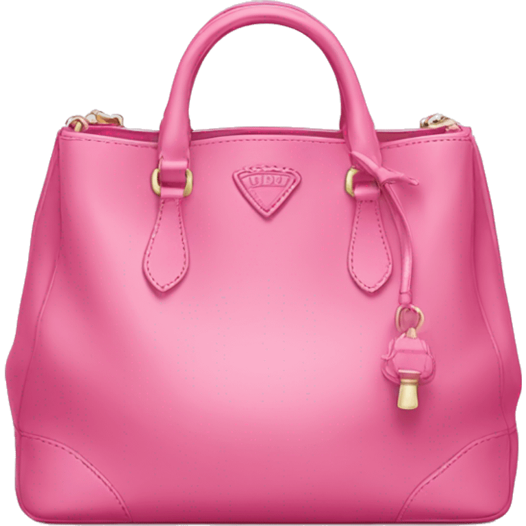 Pink Prada bag  emoji